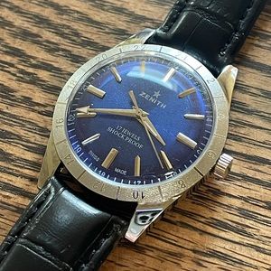 Authentic Zenith Vintage Beautifully Restored Manual Wind Unisex Watch - Running